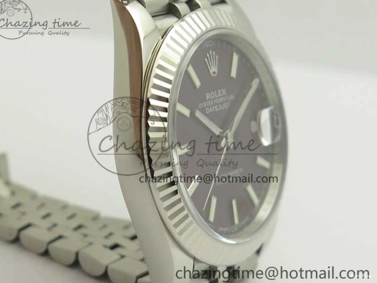 MiroTime 0215 DateJust 126334 SS REF 1:1 Best Edition Purple Dial Stick Markers on New version Jubilee Bracelet A TopPick 3422